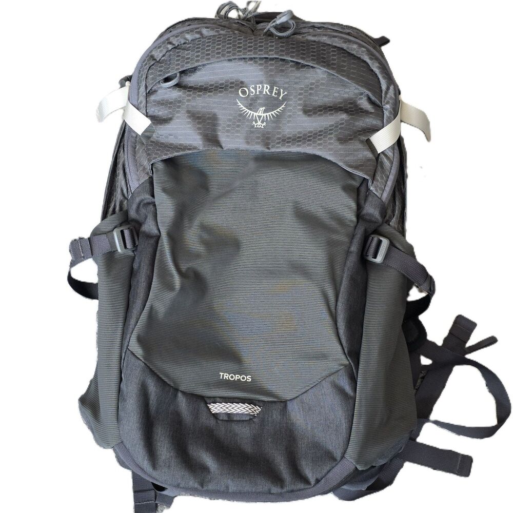 Osprey Packs Tropos 32L Backpack Black Airspeed Fits Up To 16 Inch Laptop Gray
